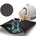 Double-Layer Cat Litter Mat
